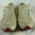 Men’s DIESEL Shoes Sneakers Casual Sz US 10 Grey Velcro Closure All Leather