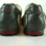 Men’s DIESEL Shoes Sneakers Casual Sz US 10 Grey Velcro Closure All Leather