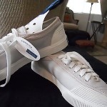 Cole Haan mens grey leather Sporting/8.5m new/support incerts