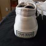 Cole Haan mens grey leather Sporting/8.5m new/support incerts