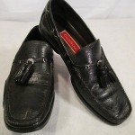 COLE HAAN Leather Tassel Loafer Black, Size 9.5M Men
