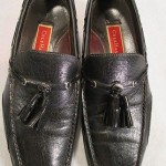 COLE HAAN Leather Tassel Loafer Black, Size 9.5M Men
