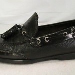 COLE HAAN Leather Tassel Loafer Black, Size 9.5M Men