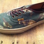 BNIB Vans Authentic CA US 10.5 Birds Hunter Green
