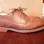 Cole Haan Air Franklin Wing 2 mens size 9m Bark Suede