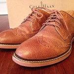 Cole Haan Air Franklin Wing 2 mens size 9m Bark Suede