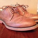 Cole Haan Air Franklin Wing 2 mens size 9m Bark Suede