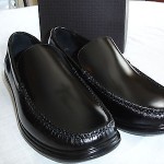 New Mens COLE HAAN KEATING Venetian Black Slip On Loafers Sz 8.5 NIB