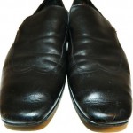 HUGO BOSS Sz 9.5 Black Leather Loafers