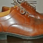 COLE HAAN MENS TAN LEATHER TIE_LACE SHOES SZ 9M
