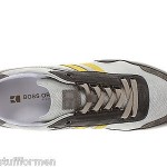 HUGO BOSS ORANGE Katio Size 12 M Grey Nylon & Leather Sneakers Mens Shoes