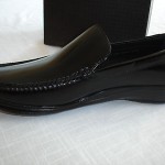 New Mens COLE HAAN KEATING Venetian Black Slip On Loafers Sz 8.5 NIB