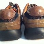 Clarks UNSTRUCTURED Mens Brown Leather Oxford Fashion Lace Up Sneaker Size 8M