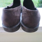 MEN’S COLE HAAN LOAFERS, SIZE 11.5 MEDIUM, SUEDE, SLIP ON, BROWN