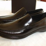 New Mens COLE HAAN KEATING Venetian Black Slip On Loafers Sz 8.5 NIB