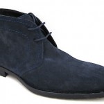 Hugo Boss Clenno Dark Blue Suede Mens Ankle Boots Shoes 8 EU 41 New