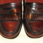 Cole Haan Men’s Burgundy Leather Kiltie Loafers Size 8-9 M