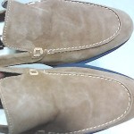 Cole Haan  Mens Suede Leather  Loafers 10M  Beige Mens Shoes