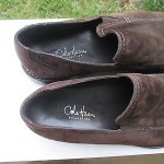 MEN’S COLE HAAN LOAFERS, SIZE 11.5 MEDIUM, SUEDE, SLIP ON, BROWN