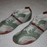DIESEL Men Shoes Silver Suede Upper & Green Leather Overlay Size 12