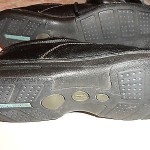 Cole Haan Nike Air Mens Black Leather Tie Shoe EUC Size 13M