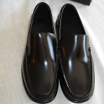 New Mens COLE HAAN KEATING Venetian Black Slip On Loafers Sz 8.5 NIB