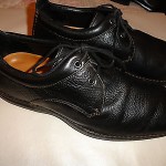 Cole Haan Nike Air Mens Black Leather Tie Shoe EUC Size 13M