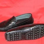 COLE HAAN NIKE AIR PENNY LOAFERS MENS SHOES FLATS BLACK LEATHER 7 M