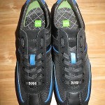 NEW HUGO BOSS GREEN LABEL STIVEN OPEN BLUE MEN WALKING SHOES Size 12US