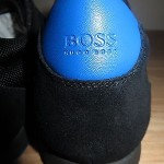 NEW HUGO BOSS GREEN LABEL STIVEN OPEN BLUE MEN WALKING SHOES Size 12US