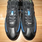 NEW HUGO BOSS GREEN LABEL STIVEN OPEN BLUE MEN WALKING SHOES Size 12US