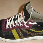 BOSS ORANGE HUGO BOSS MENS BLACK VIOLET PONY HAIR TRIM SNEAKERS SIZE EU40 US7