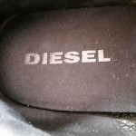 Men’s DIESEL “Solar” Black Lace Up Shoes/Sneakers Size 10.5 EUC