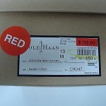 NEW classy mens COLE HAAN ‘Dryden’BROW BARK SUEDE  slip-on loafers shoes 13