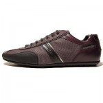 $295 HUGO BOSS Takor Black Brown Red Mens Sneakers 9 42 Trainers Kicks 8.5 41.5