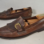 Cole Haan Brown Leather Slip On Loafers, Mens Size 11 M
