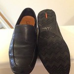 Men’s Cole Haan Nike Air Loafers Shoes 9.5 M Black Driving Moccasins