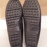 NIB COLE HAAN MEN’S NIKE AIR GRANT DRIVER PENNY LOAFERS,BLACK PEBBLE SKIN/CO8826