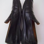COLE HAAN BLACK LEATHER DRIVING PENNY LOAFER NIKE AIR SLIP ON MENS SHOES SZ 12 M