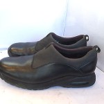 Cole Haan Nike Air Mens Black Leather Clogs Mocs Slip On Loafers Shoes Sz 11 M