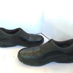 Cole Haan Nike Air Mens Black Leather Clogs Mocs Slip On Loafers Shoes Sz 11 M
