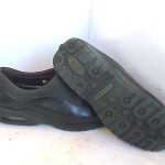 Cole Haan Nike Air Mens Black Leather Clogs Mocs Slip On Loafers Shoes Sz 11 M