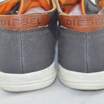 Diesel ‘Joyful’ Men’s Gray Canvas with Orange Accent Oxford Size 12 M