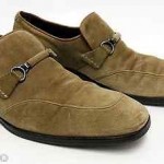 Genuine HUGO BOSS Tan Suede Leather Mens Loafers Shoes 9 US Made in Italy!