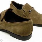 Genuine HUGO BOSS Tan Suede Leather Mens Loafers Shoes 9 US Made in Italy!
