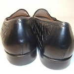 Cole Haan Men’s Black Woven Leather Moc Penny Loafers Size 12 M Casual Shoes