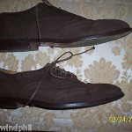 Cole Haan Men’s Wing Tips – Brown Suede 7.5 M