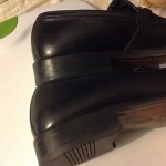 HUGO BOSS Black Leather Casual Men’s Shoe Sz 8.5