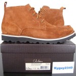 NEW!  $198 COLE HAAN AIR HUNTER CHUKKA MENS BOOT BURNT SUGAR BROWN (SIZE 11.5)