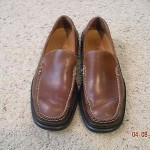 COLE HAAN NIKE AIR MENS SZ 9 M BROWN LEATHER SLIP ON LOAFER DRESS SHOES